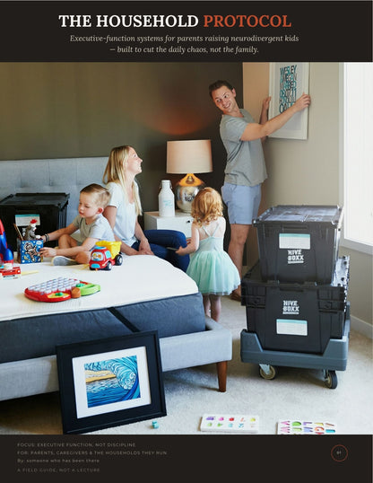 THE	HOUSEHOLD PROTOCOL for parents raising neurodivergent kids