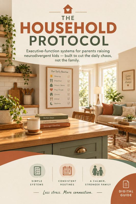THE	HOUSEHOLD PROTOCOL for parents raising neurodivergent kids
